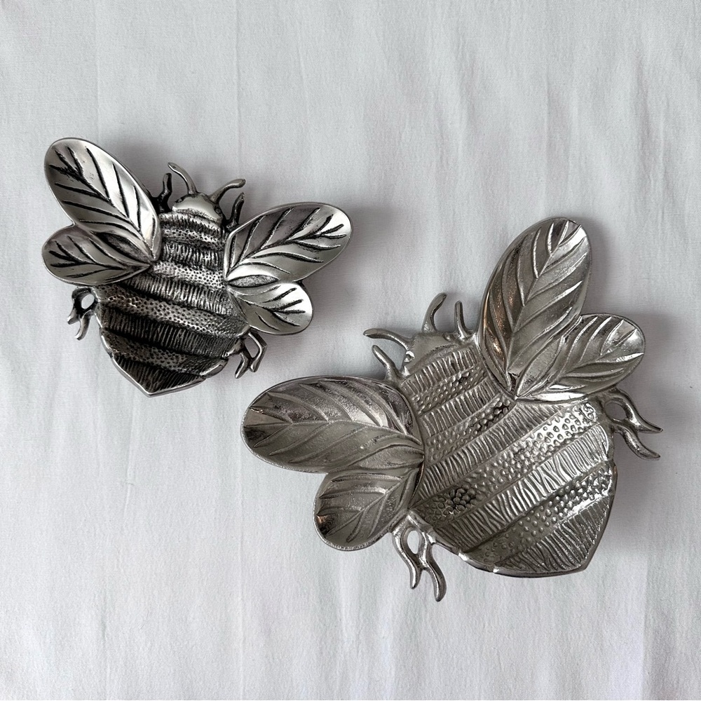 Silver Bumble Bee Trinket Dishes - Picture 8 of 9